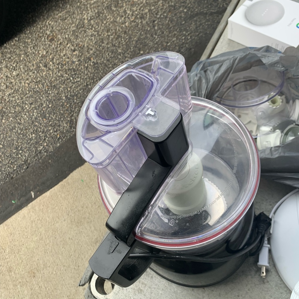 Lightly used Kitchen aide food processor will all attachments